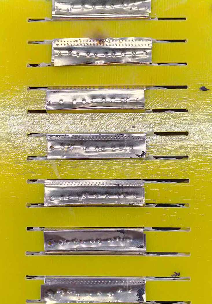 动力电池链接铝片激光焊接